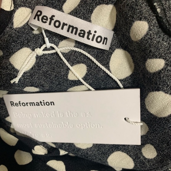 ❗️SOLD❗️Reformation Rylie Memento Spotted Midi Dress - Picture 3 of 9